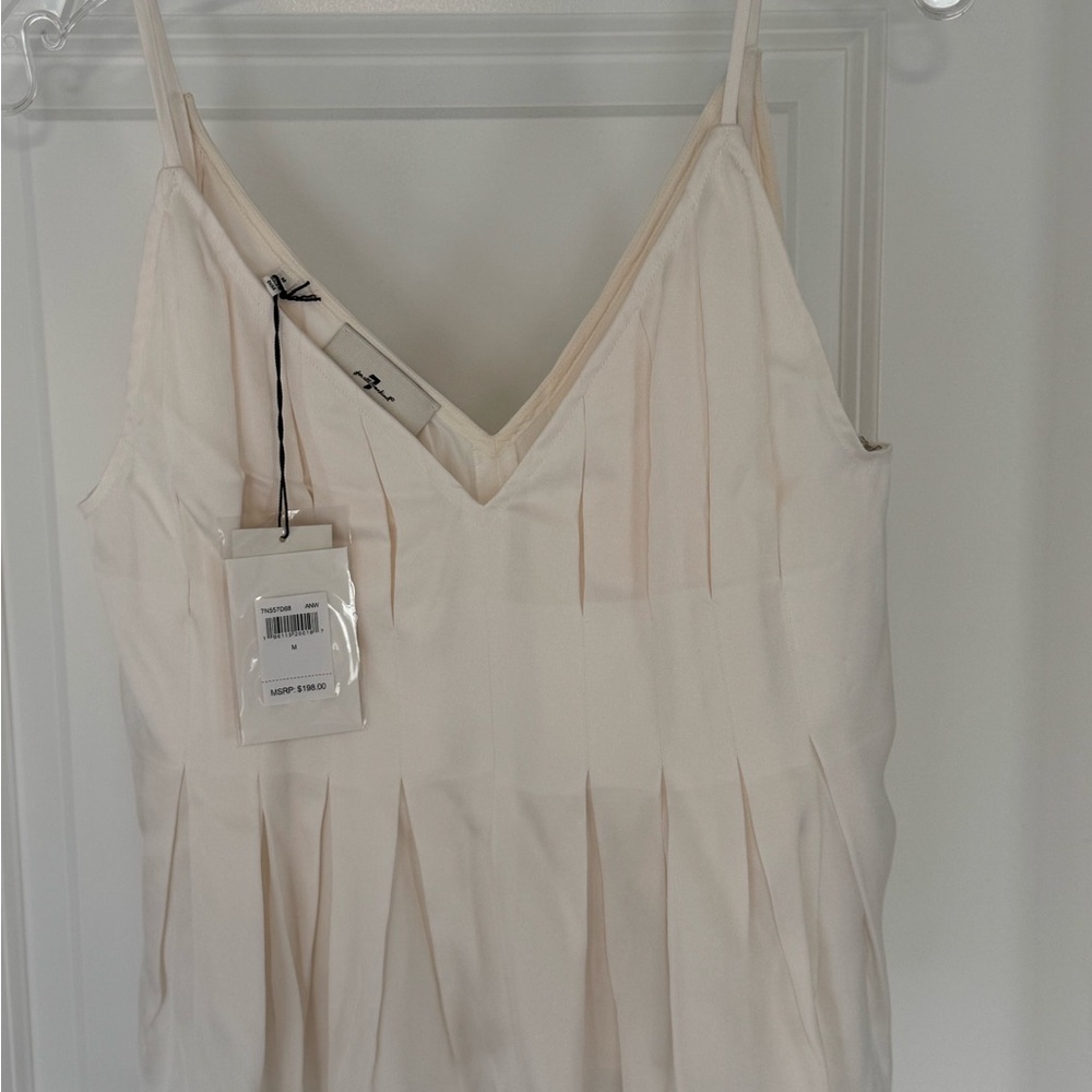 7 For All Mankind Cream Camisole